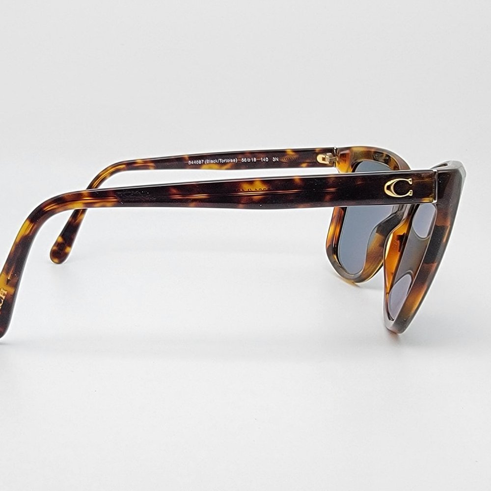 *SOLD* Coach HC8261 L1059 544687 Black Tortoise Sunglasses FRAME ONLY 56-18-140 - Picture 5 of 12
